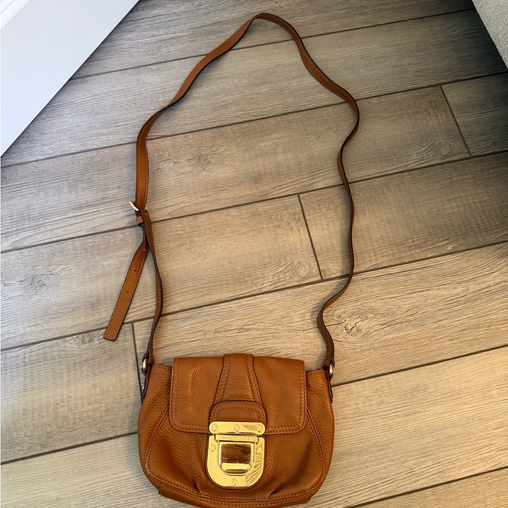 Brown Leather Crossbody Bag